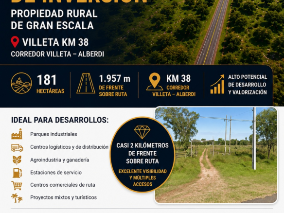 OPORTUNIDAD DE INVERSIÓN ESTRATÉGICA